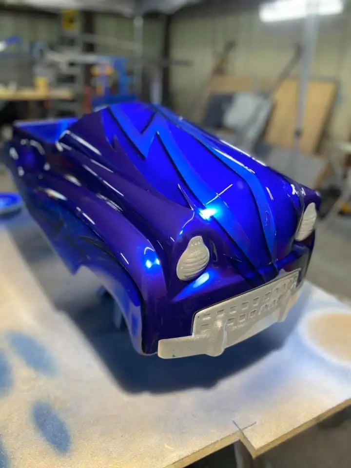 Tamco Paint Liberty Blue on RC Car