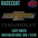 Tamco Paint Chevrolet Light Green Code 503 / 5139 OEM Basecoat