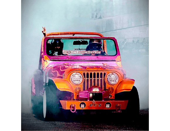 Tamco Paint Lipstick on 1976 Jeep CJ