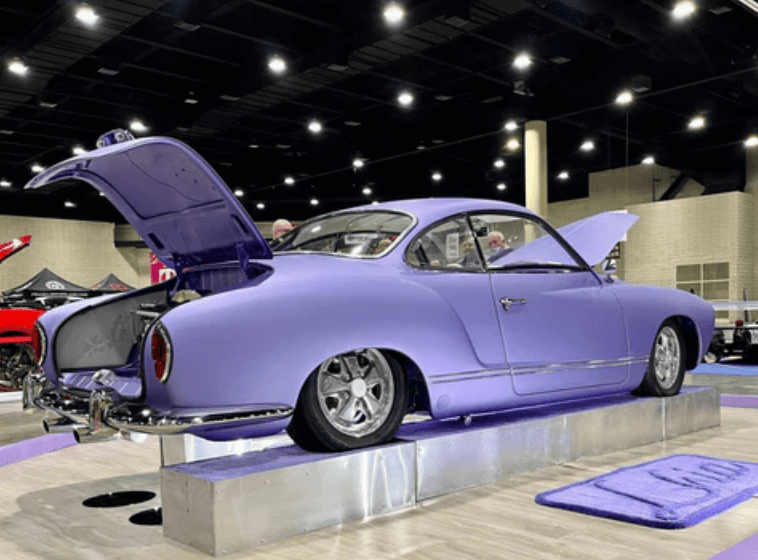 Tamco Paint Liquid Lavender Pearl in 1964 Volkswagen Karmann Ghia