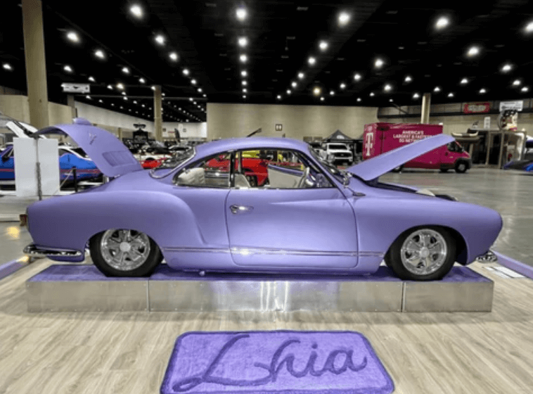 Tamco Paint Liquid Lavender Pearl in 1964 Volkswagen Karmann Ghia
