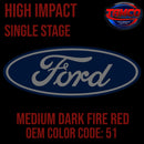 Ford Medium Dark Fire Red