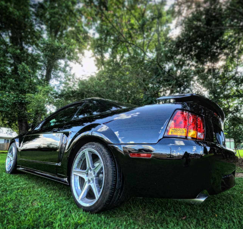 LAY FOX_ MURDERED OUT BLACK2.0 FORD MUSTANG