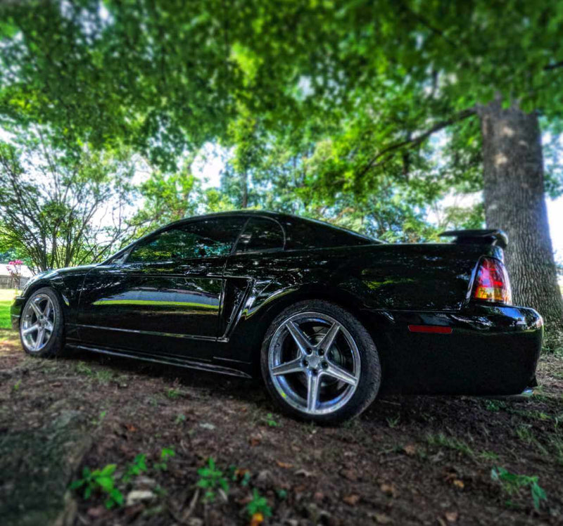 LAY FOX_ MURDERED OUT BLACK2.0 FORD MUSTANG