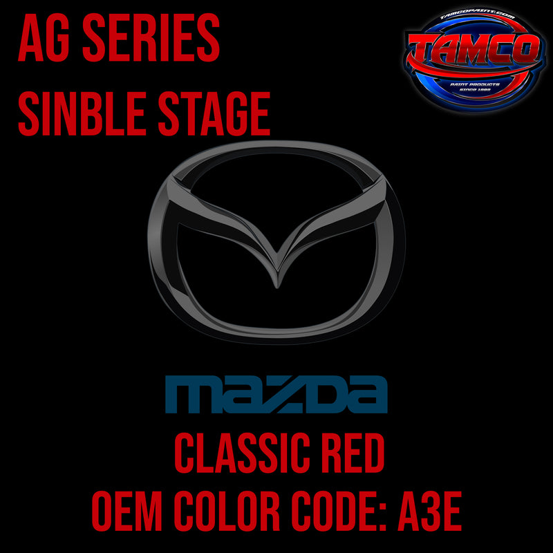 Mazda Classic Red | A3E | 2001-2007 | OEM AG Series Single Stage