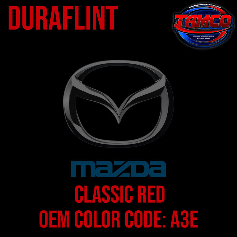 Mazda Classic Red | A3E | 2001-2007 | OEM DuraFlint Series Single Stage