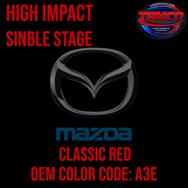 Mazda Classic Red | A3E | 2001-2007 | OEM High Impact Series Single Stage