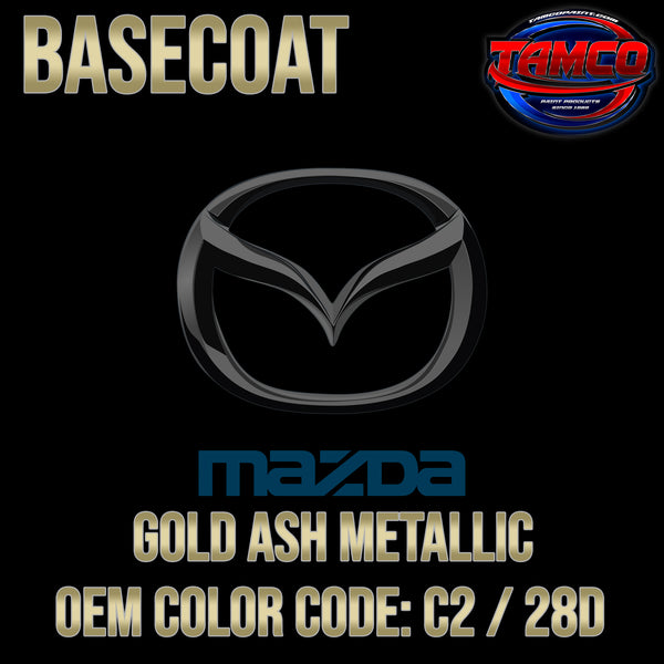 Mazda Gold Ash Metallic | C2 / 28D | 2003-2006 | OEM Basecoat