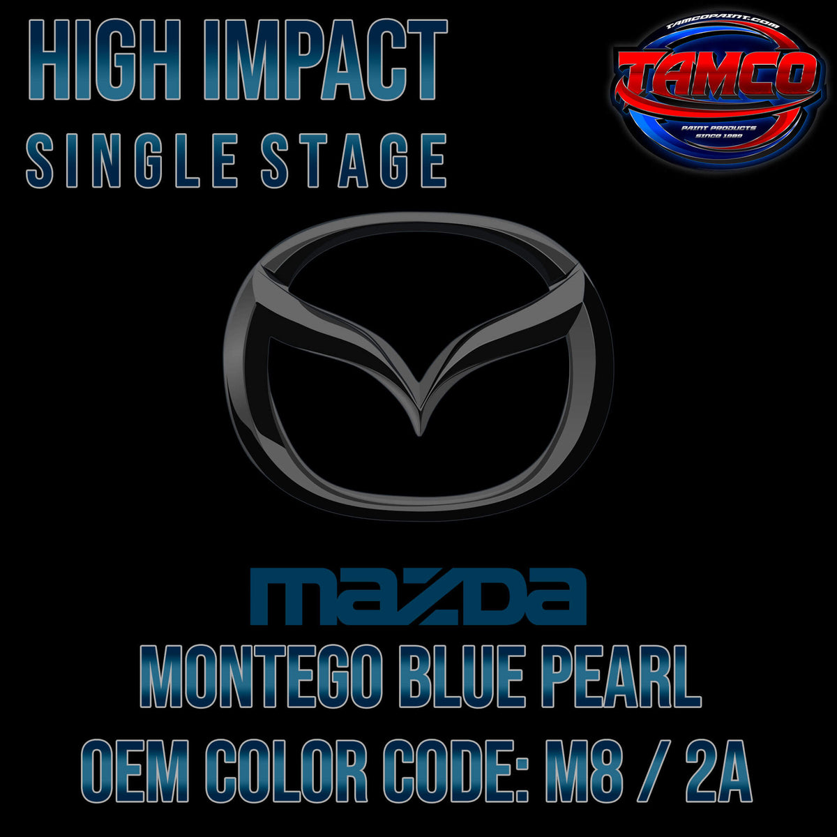 Mazda Montego Blue Pearl | M8 / 2A | 1992-2001 | OEM High Impact Singl