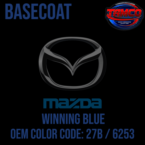 Tamco Paint Mazda Winning Blue OEM Color Code: 27B / 6253 Basecoat