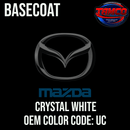 Tamco Paint Mazda Crystal White Code UC OEM Basecoat