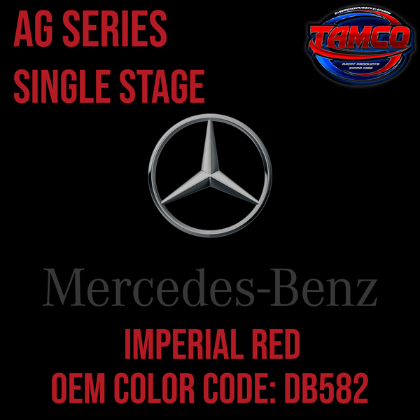 Tamco Paint Mercedes Imperial Red Code DB582 OEM AG Series Single Stage