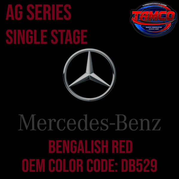 Mercedes Benz Bengalish Red | DB529 | 1999 | OEM AG Series Single Stage