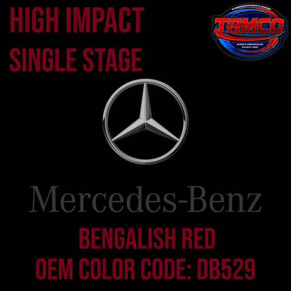 Mercedes Benz Bengalish Red | DB529 | 1999 | OEM High Impact Series Single Stage
