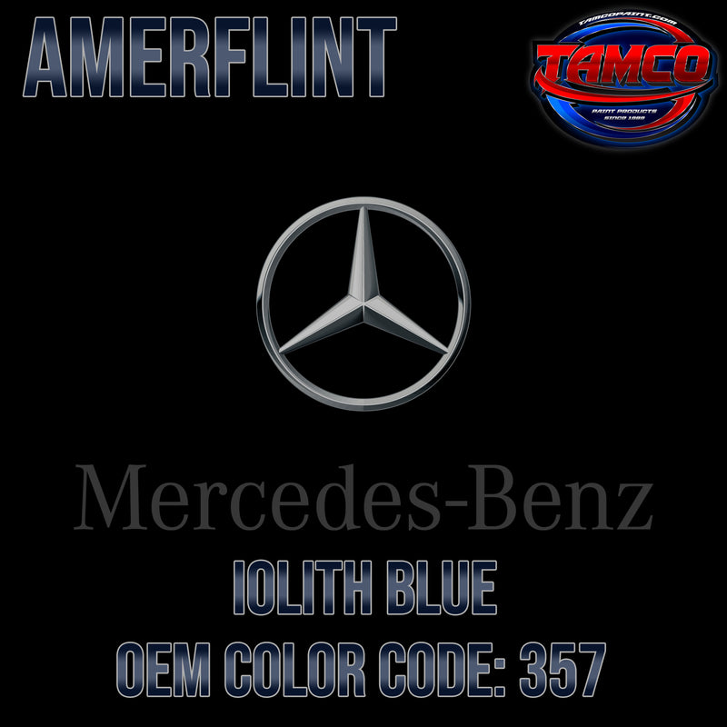 Mercedes Benz Iolith Blue | 357 | 2003-2007 | OEM Amerflint II Series Single Stage