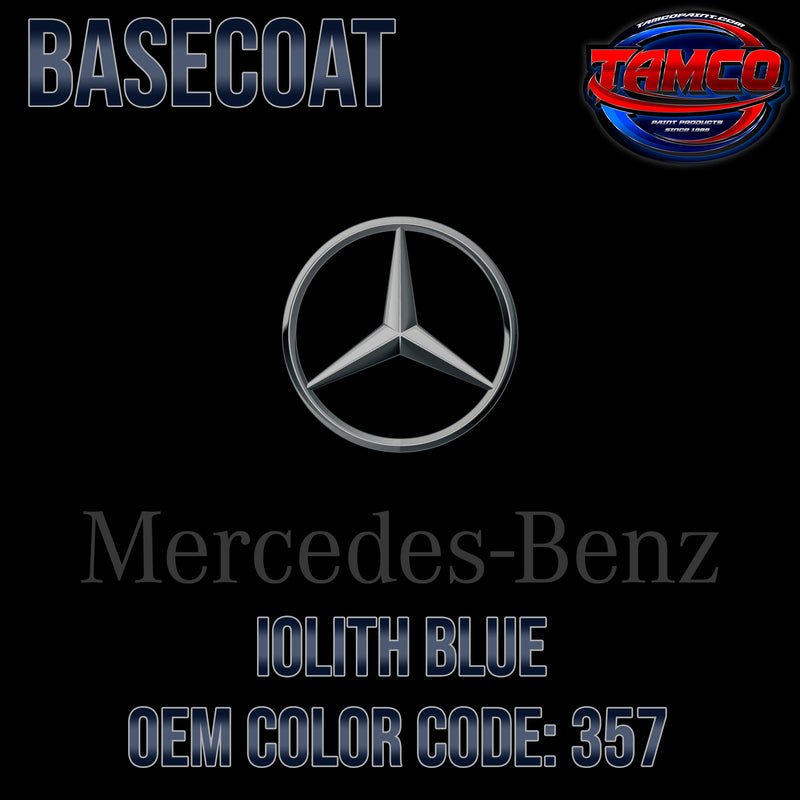 Mercedes Benz Iolith Blue | 357 | 2003-2007 | OEM Basecoat