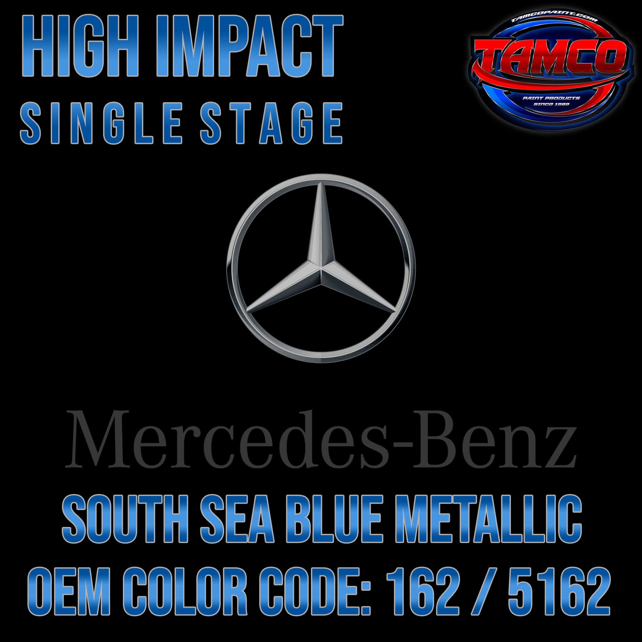 Mercedes Benz South Sea Blue Metallic