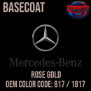 Tamco Paint Mercedes Rose Gold OEM Color Code: 817 / 1817 Basecoat