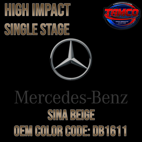 Mercedes Benz Sina Beige | DB1611 | 1989 | OEM High Impact Series Single Stage