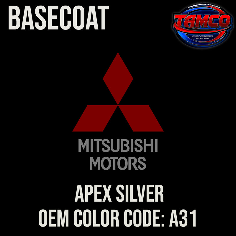 Mitsubishi Apex Silver | A31 | 2003-2017 | OEM Basecoat