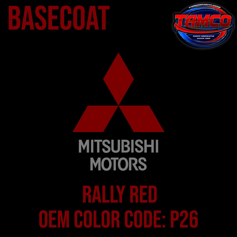 Mitsubishi Rally Red | P26 | 2008-2020 | OEM Basecoat