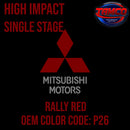Mitsubishi Rally Red | P26 | 2008-2020 | OEM High Impact Series Single Stage