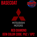 Tamco Paint Mitsubishi Red Diamond OEM Color Code: P62 / XP2 2K Tri-Stage Basecoat