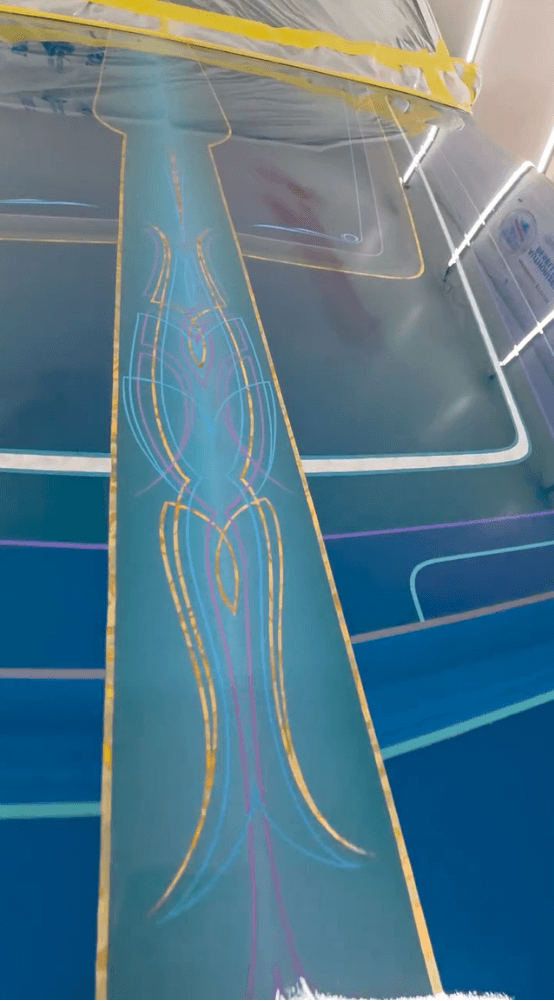 Tamco Paint Monaco and Teal Time Candy Concentrate on Oldsmobile Cutlass Supreme