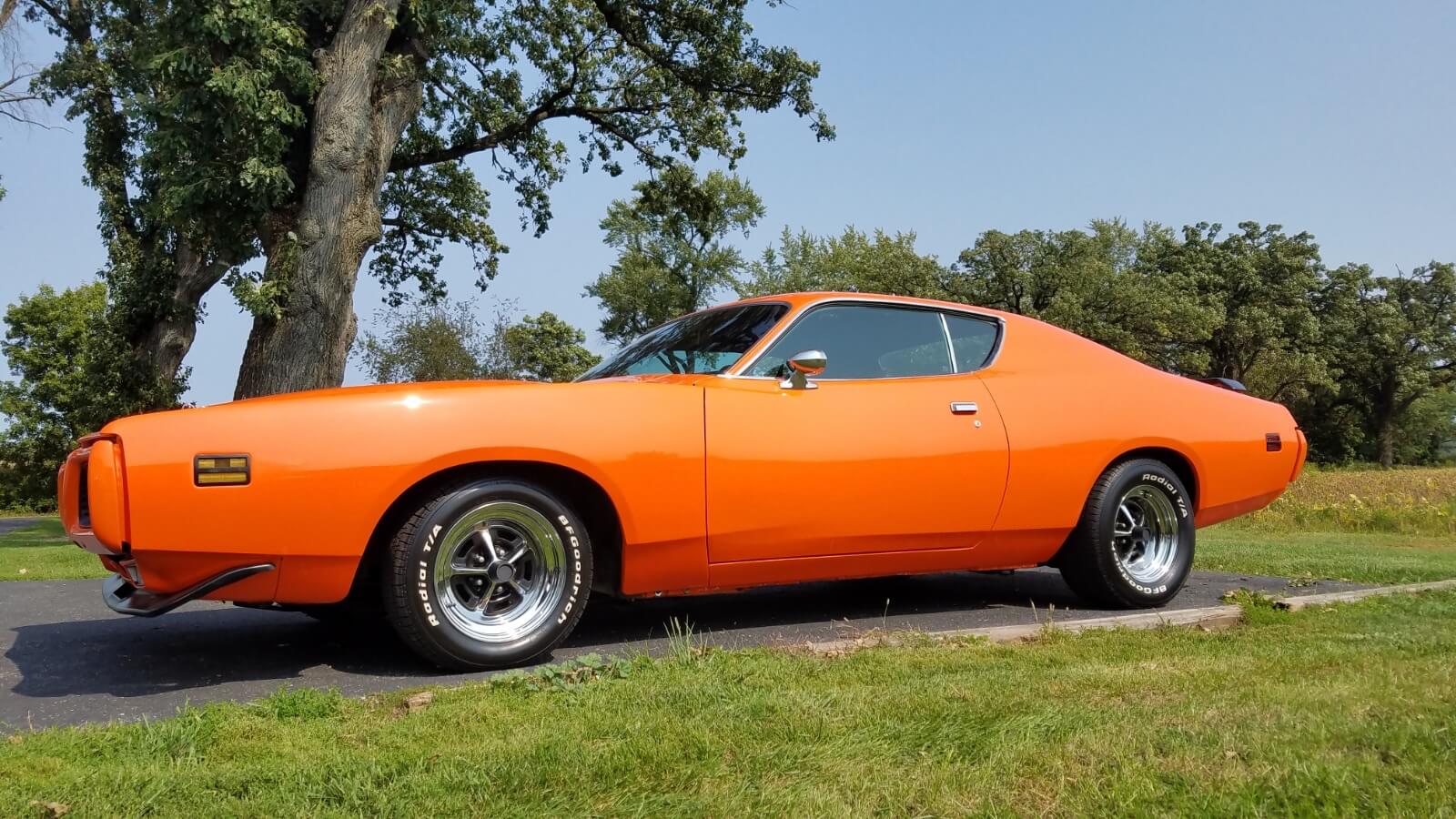 Tamco Paint Monarch Orange on 1971 Dodge Charger  