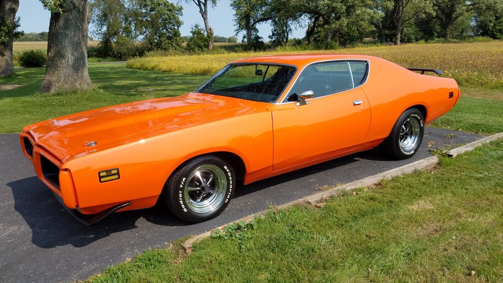 Tamco Paint Monarch Orange on 1971 Dodge Charger