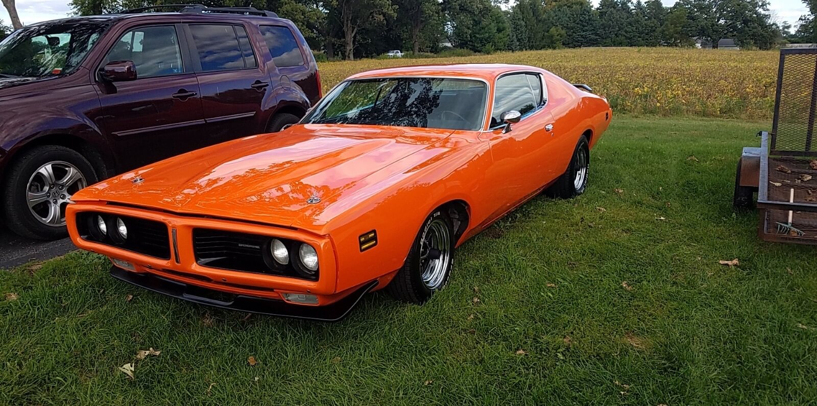 Tamco Paint Monarch Orange on 1971 Dodge Charger