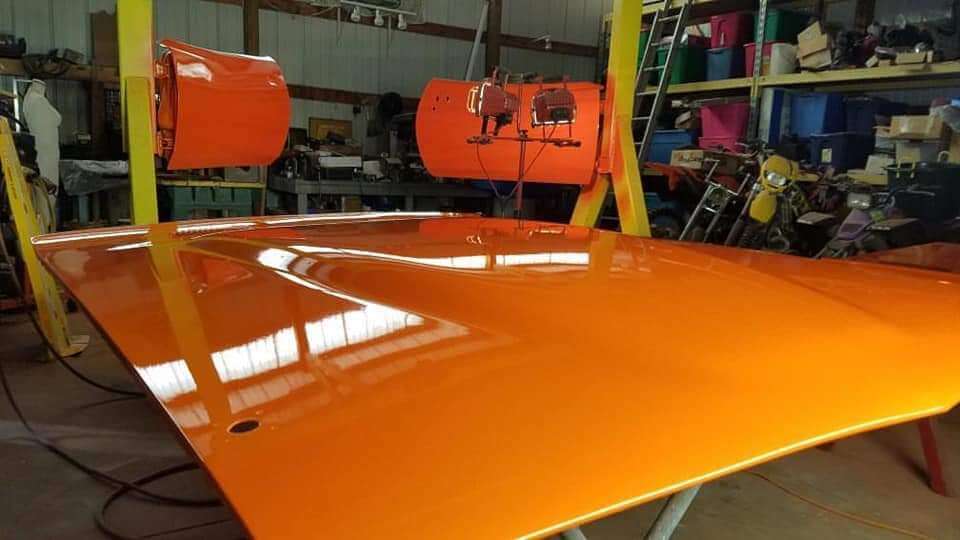 Tamco Paint Monarch Orange on 1971 Dodge Charger