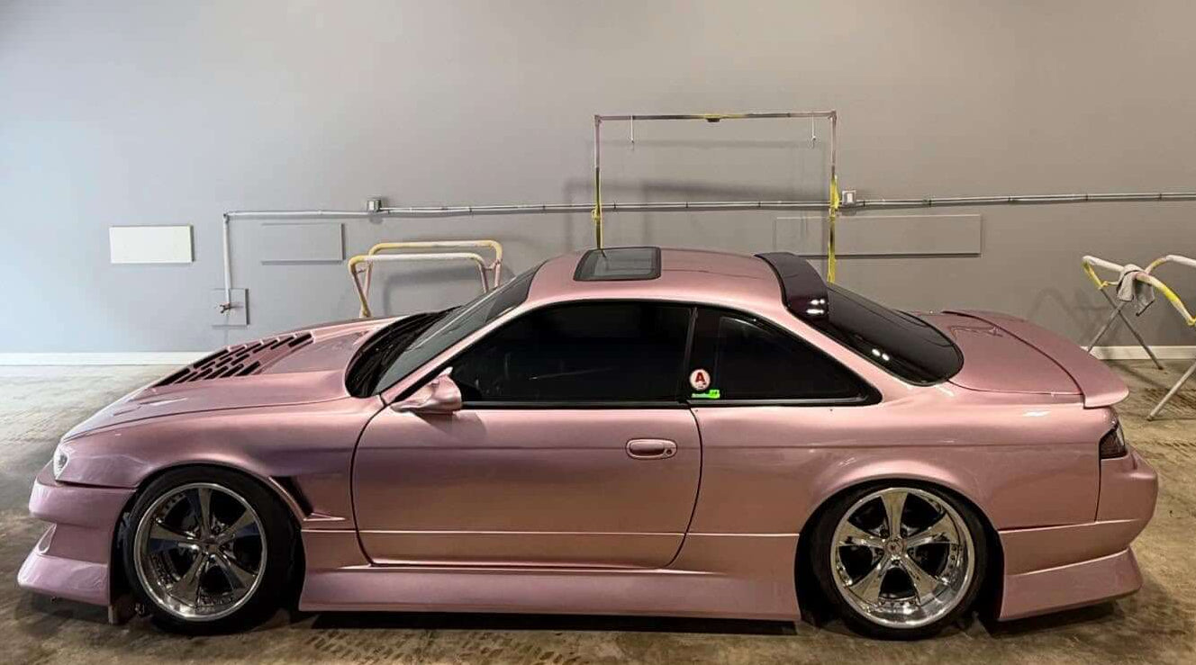 Tamco Paint Monroe Pink on Nissan Silvia S14