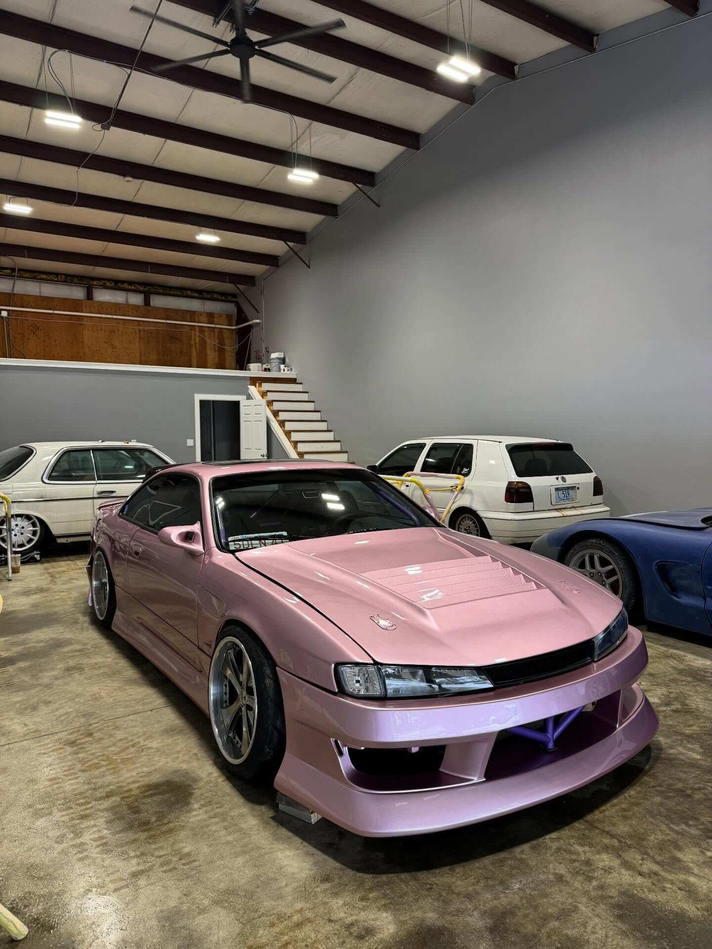 Tamco Paint Monroe Pink on Nissan Silvia S14