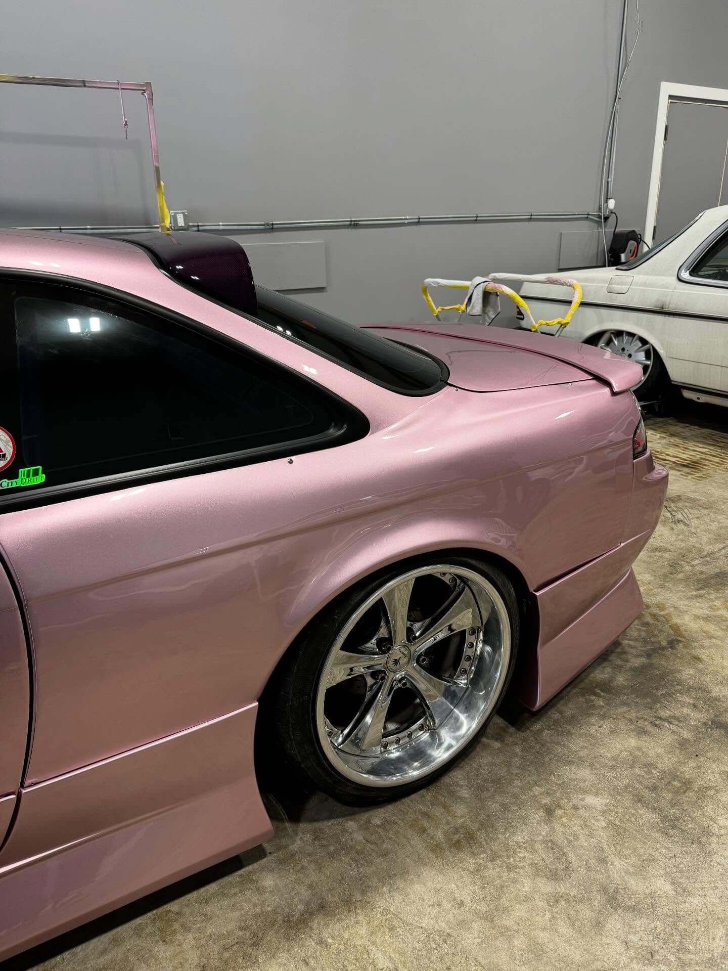 Tamco Paint Monroe Pink on Nissan Silvia S14