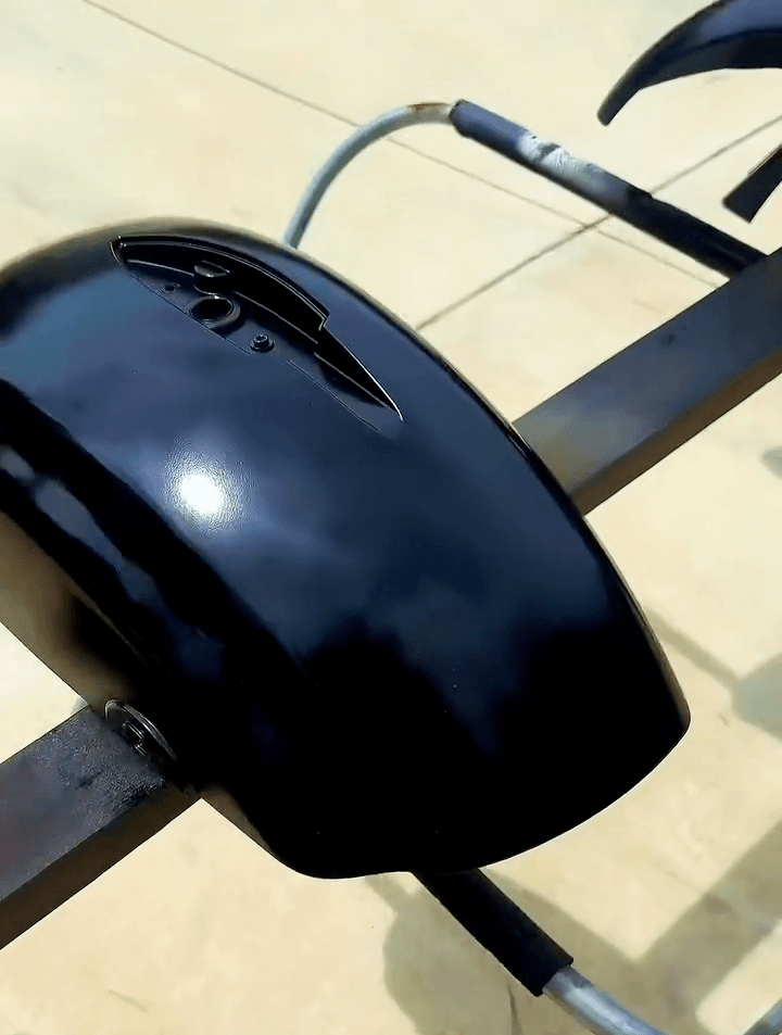 Tamco Paint Murdered Out Black on Motorcycle Parts