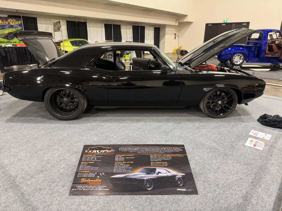 Tamco Paint Murdered Out Black on 1969 Chevrolet Camaro
