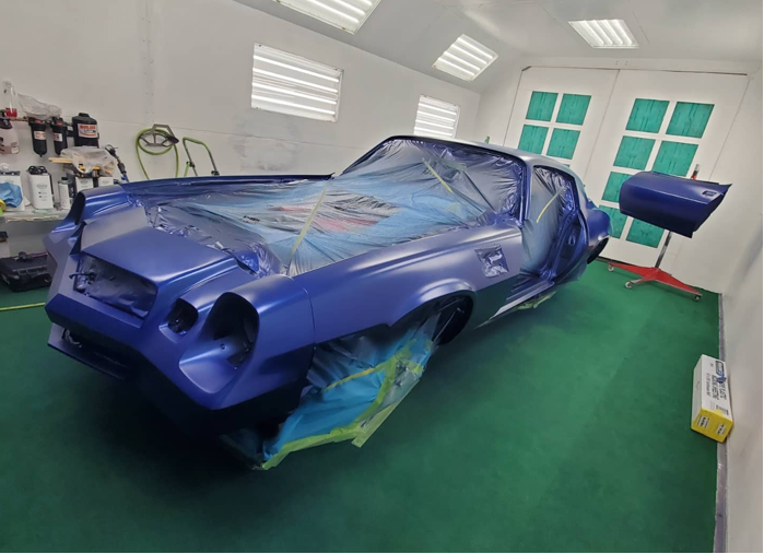Tamco Paint My Boy Blue in 1978 Chevrolet Camaro