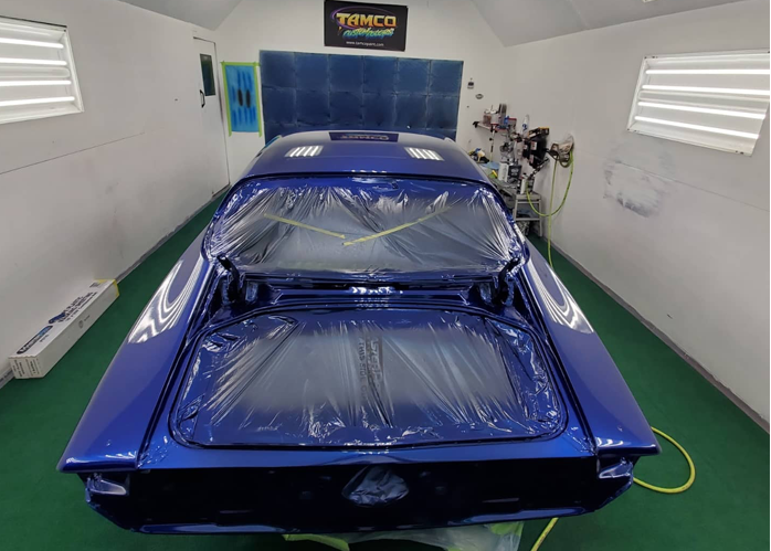 Tamco Paint My Boy Blue in 1978 Chevrolet Camaro