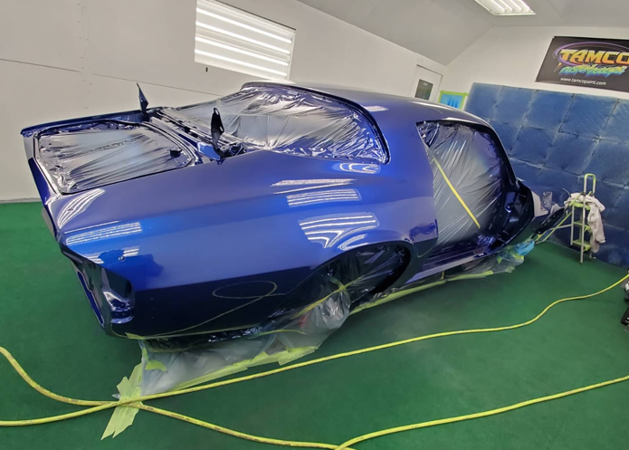 Tamco Paint My Boy Blue in 1978 Chevrolet Camaro