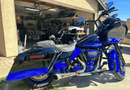 Tamco Paint My Boy Blue and Murdered Out Black 2.0 on Harley Davidson Road Glide