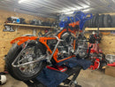 Tamco Paint My Boy Blue and Orangesicle on Harley-Davidson Road Glide