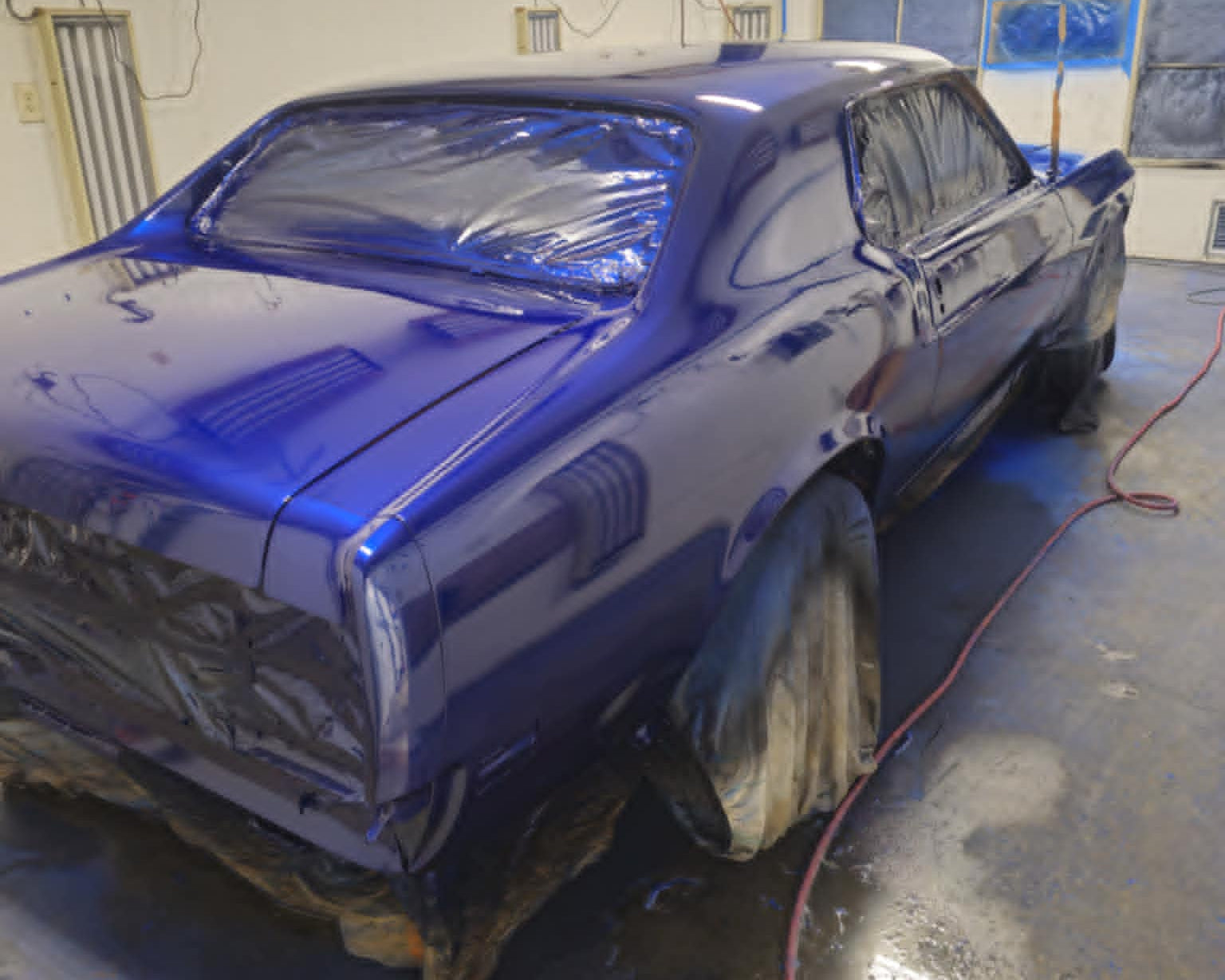 Tamco Paint My Boy Blue on 1970 Ford Mustang