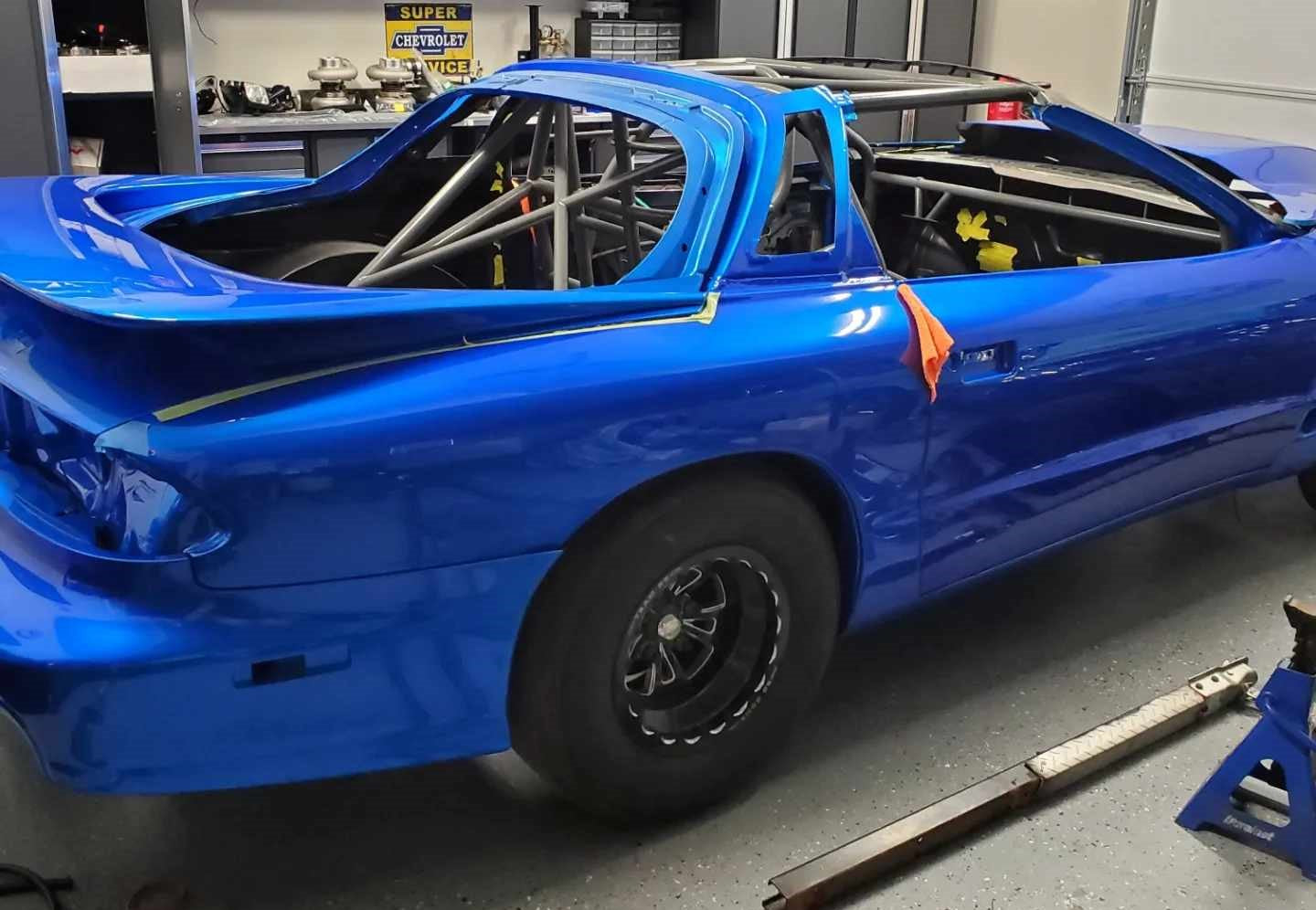 Tamco Paint My Boy Blue on Pontiac Firebird Trans Am