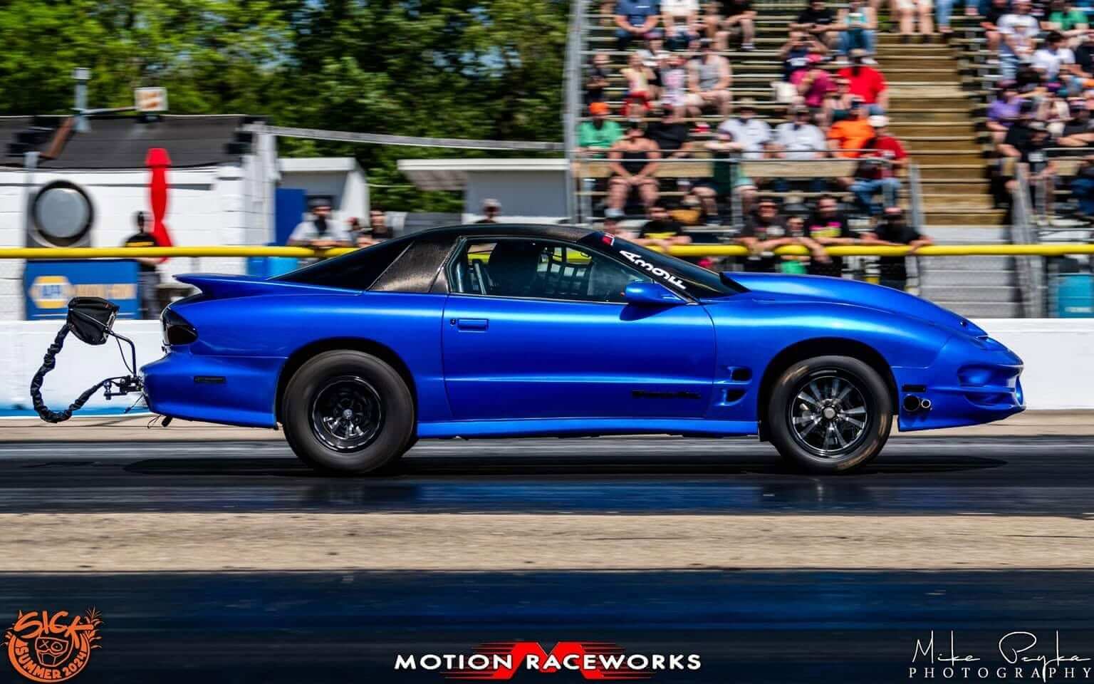 Tamco Paint My Boy Blue on Pontiac Firebird Trans Am
