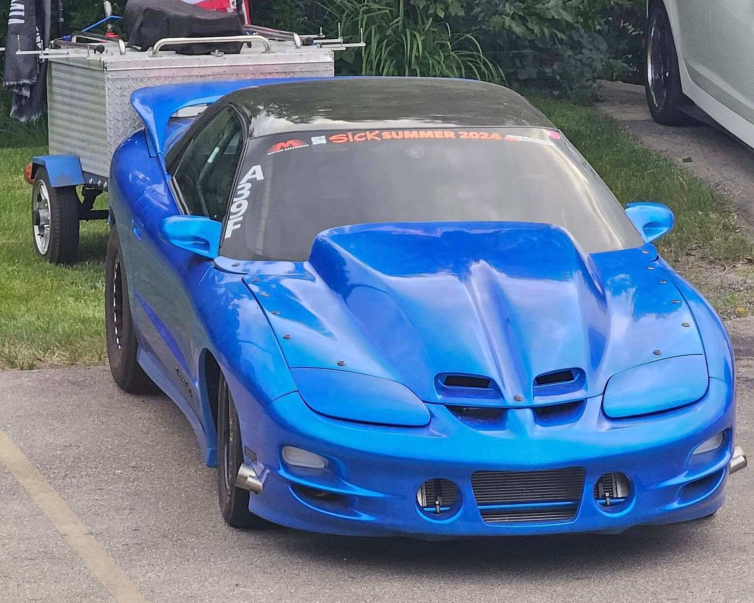 Tamco Paint My Boy Blue on Pontiac Firebird Trans Am
