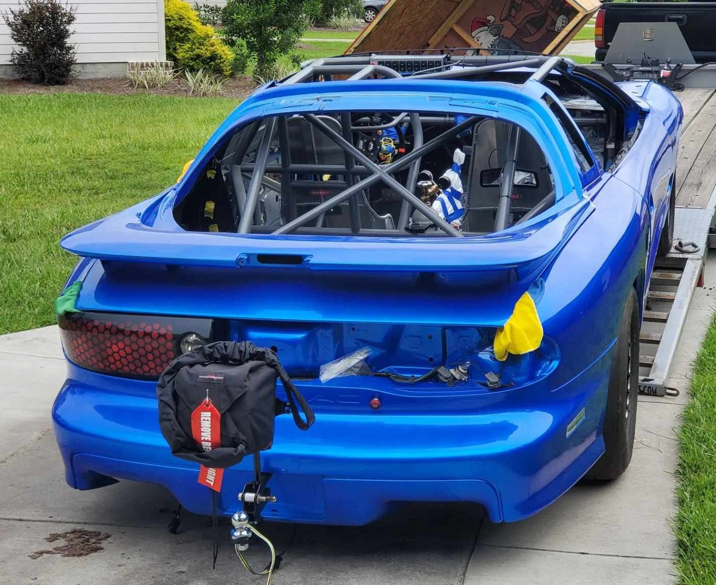 Tamco Paint My Boy Blue on Pontiac Firebird Trans Am