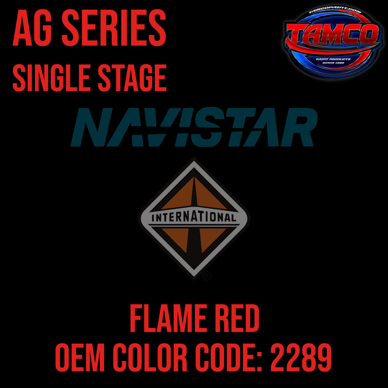 NAVISTAR FLAME RED