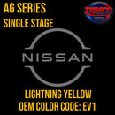 Tamco Paint Nissan Lightning Yellow OEM Color Code: EV1 AG SS