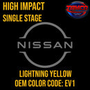 Tamco Paint Nissan Lightning Yellow OEM Color Code: EV1 High Impact SS
